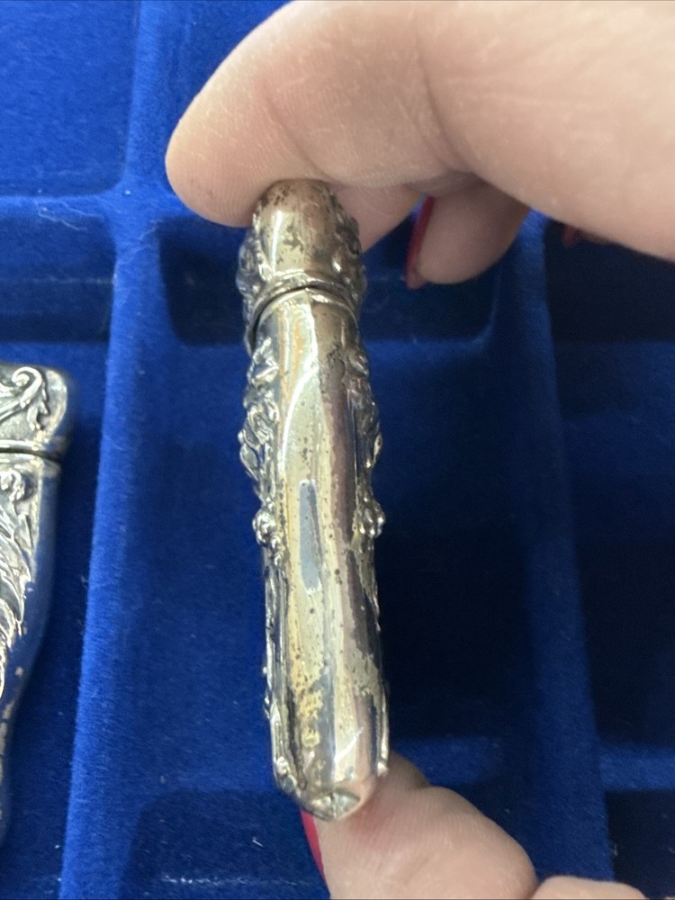 Antique Sterling Silver match safe