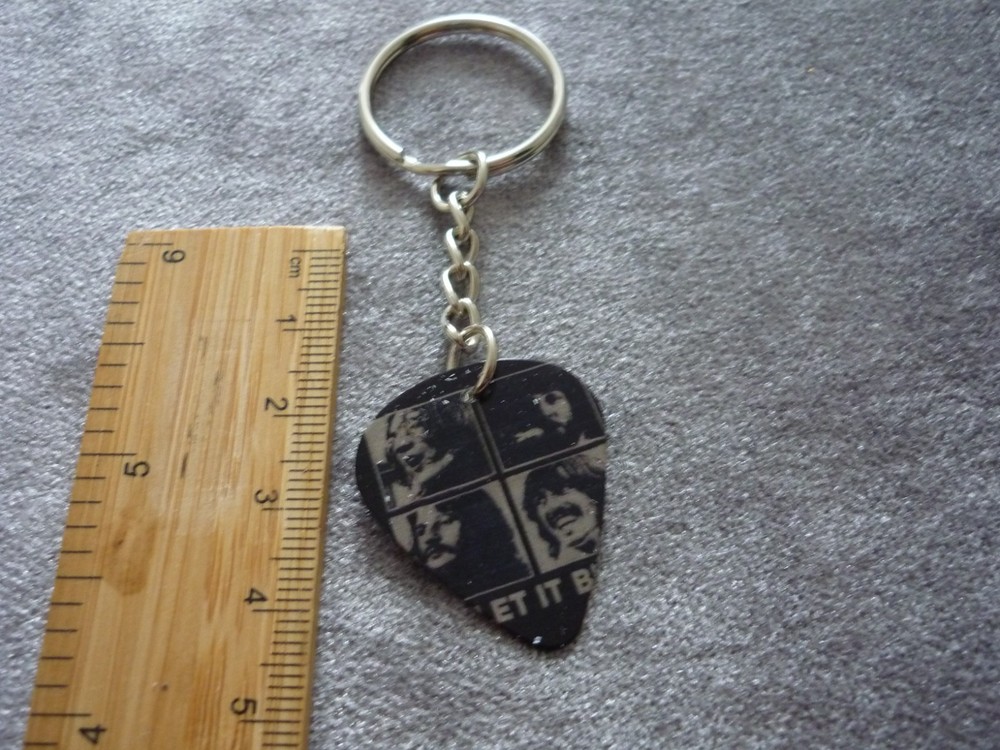 The Beatles Let It Be" " keyring...Handmade...