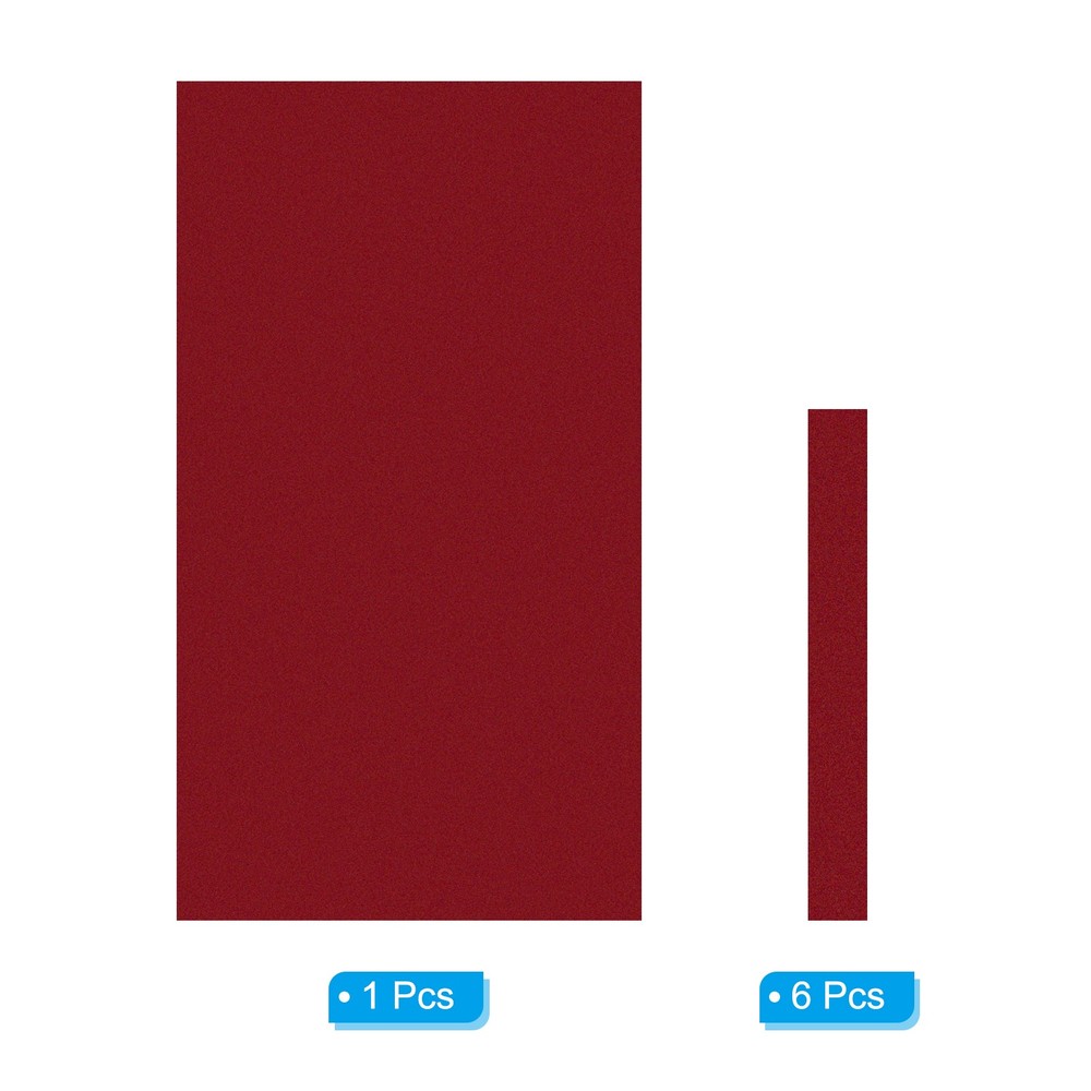 Billiard Cloth 9ft, Professional Pool Table Felt with 6 Felt Cloth Strips,Red