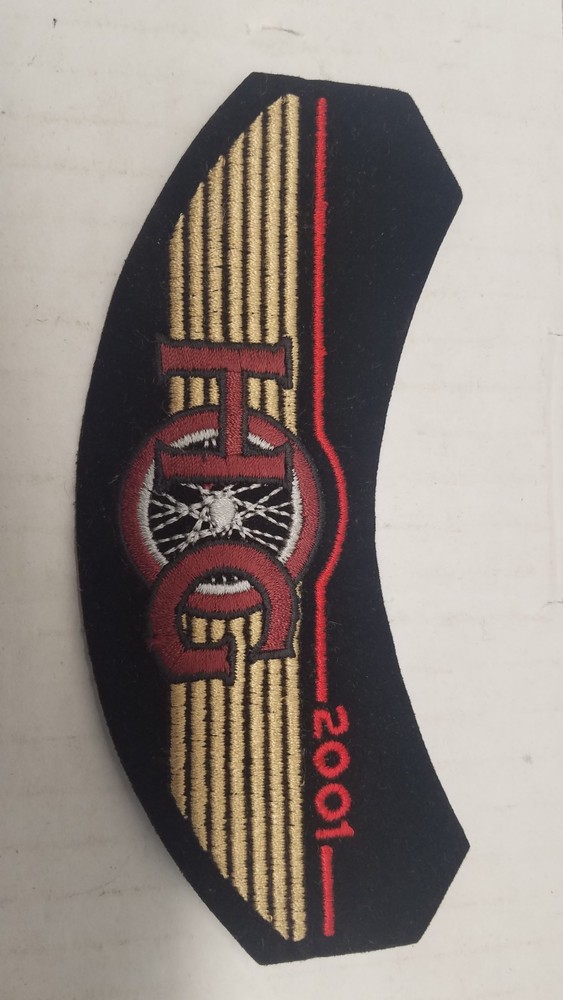 HOG HARLEY OWNERS GROUP 2001 Jacket Vest PATCH Embroidered Vintage