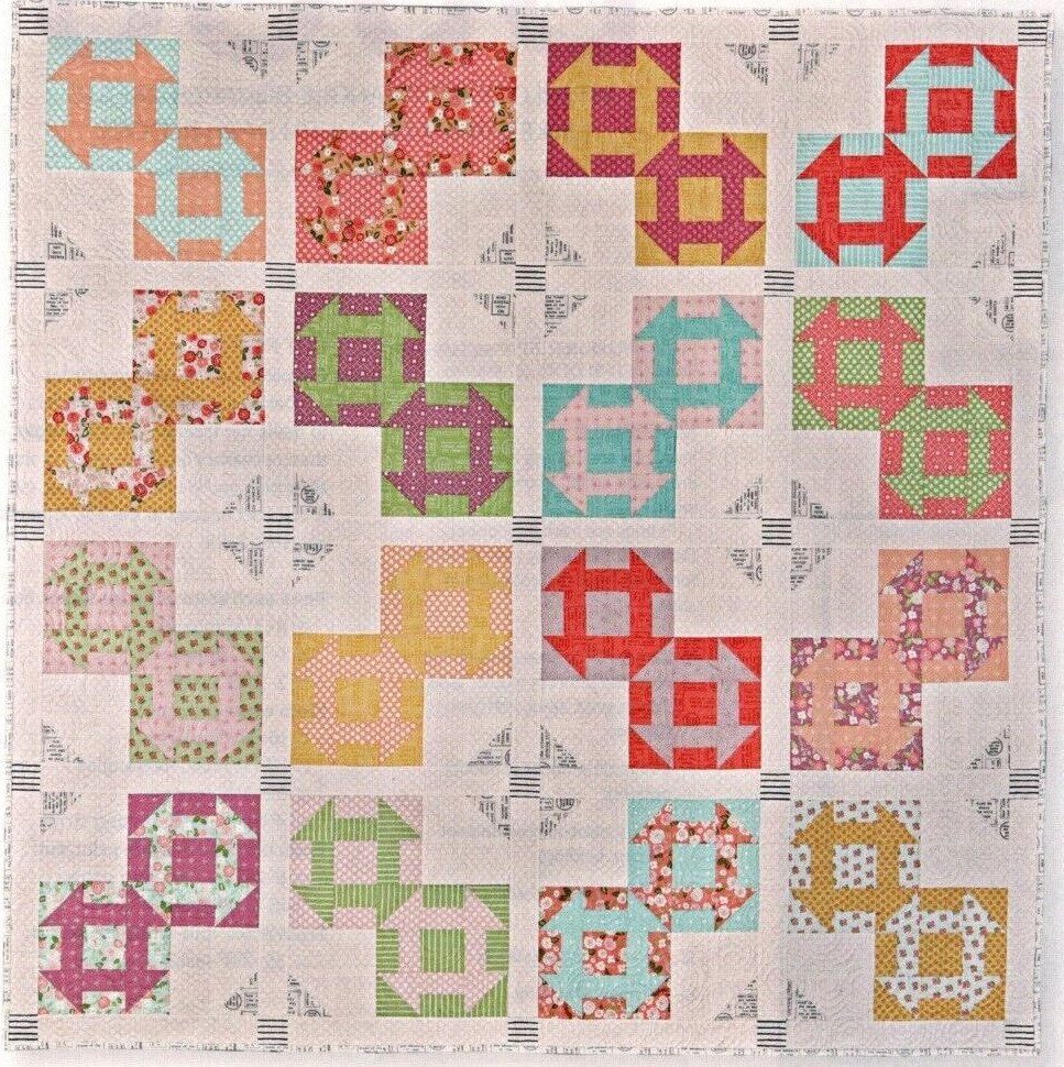 Dashing Duos Quilt Pattern Pieced MC