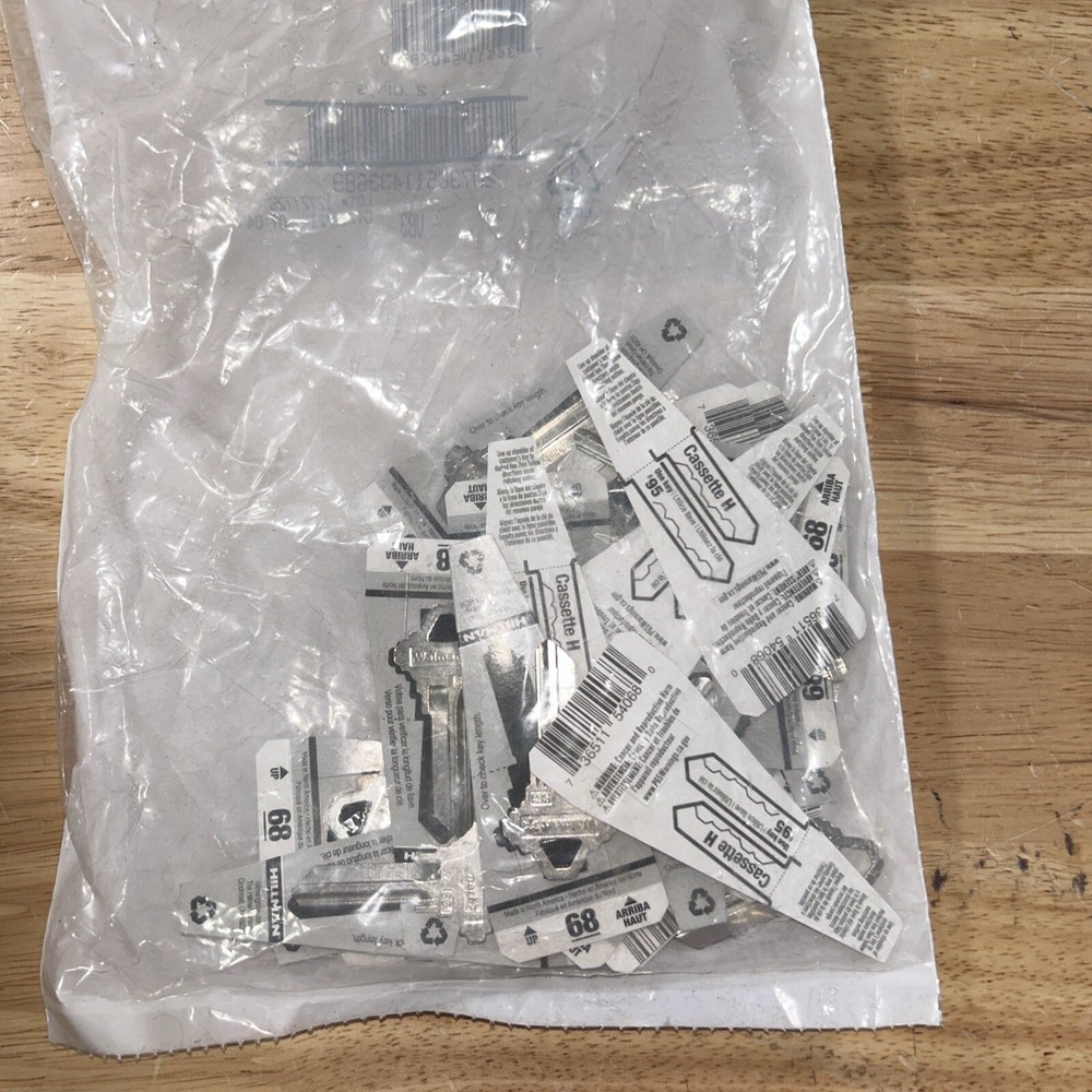 Hillman 87368 Key Blanks - 30 Pack NEW!