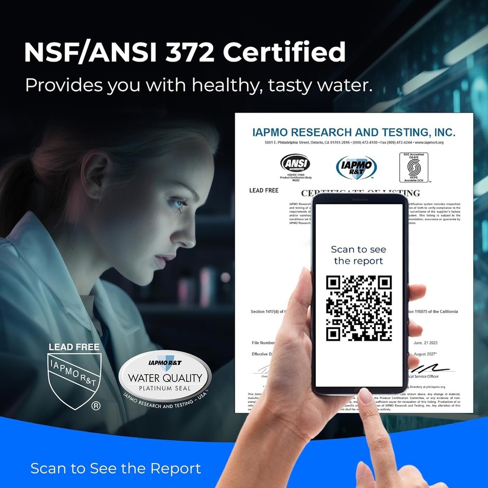 Waterdrop WD-A1-CF Filter,Replacement for WD-A1 Reverse Osmosis water Dispenser