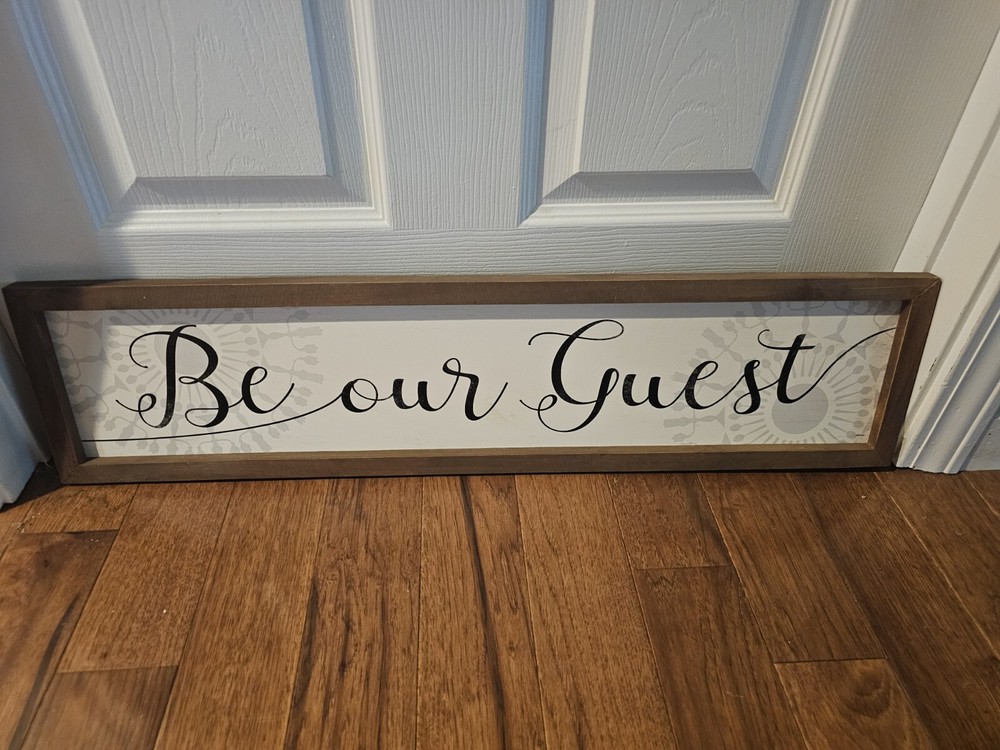 Be Our Guest Disney Sign
