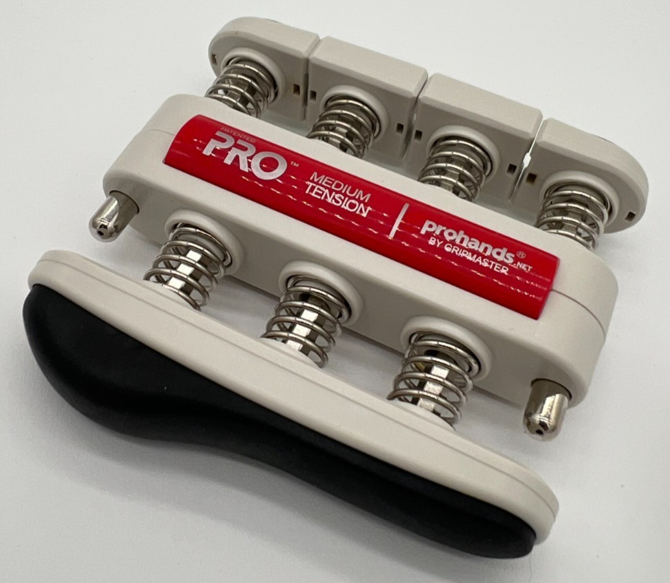 Prohands PRO Hand Exerciser by Gripmaster Medium Tension 7 lbs Per Finger NEW