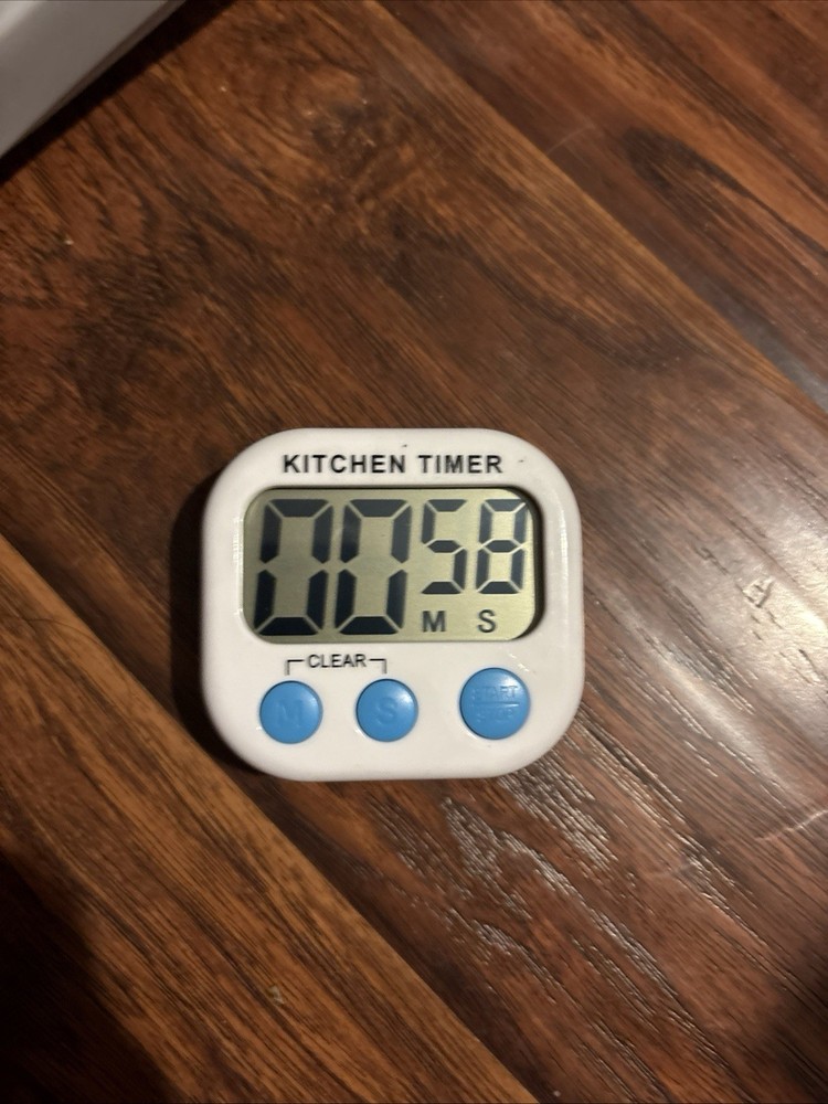 Large LCD Digital Kitchen Cooking Timer Count Down Up Clock Loud Alarm Magnetic