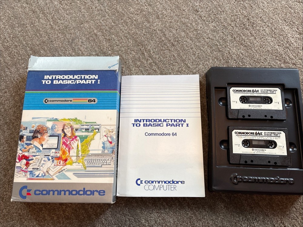 Introduction to Basic Part 1 Commodore 64 Cassette 1983