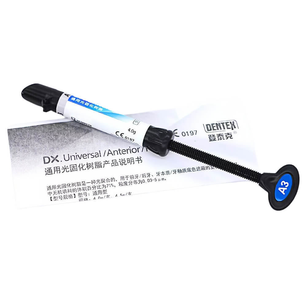 DENTEX Universal Light-Cure Composite Resin, 4g Syringe, Shade B1