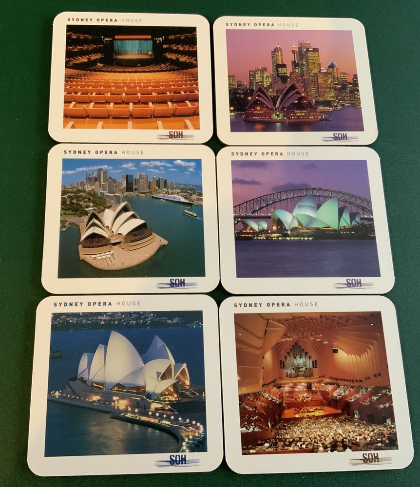 SYDNEY OPERA HOUSE SUZIE THOMAS COASTERS