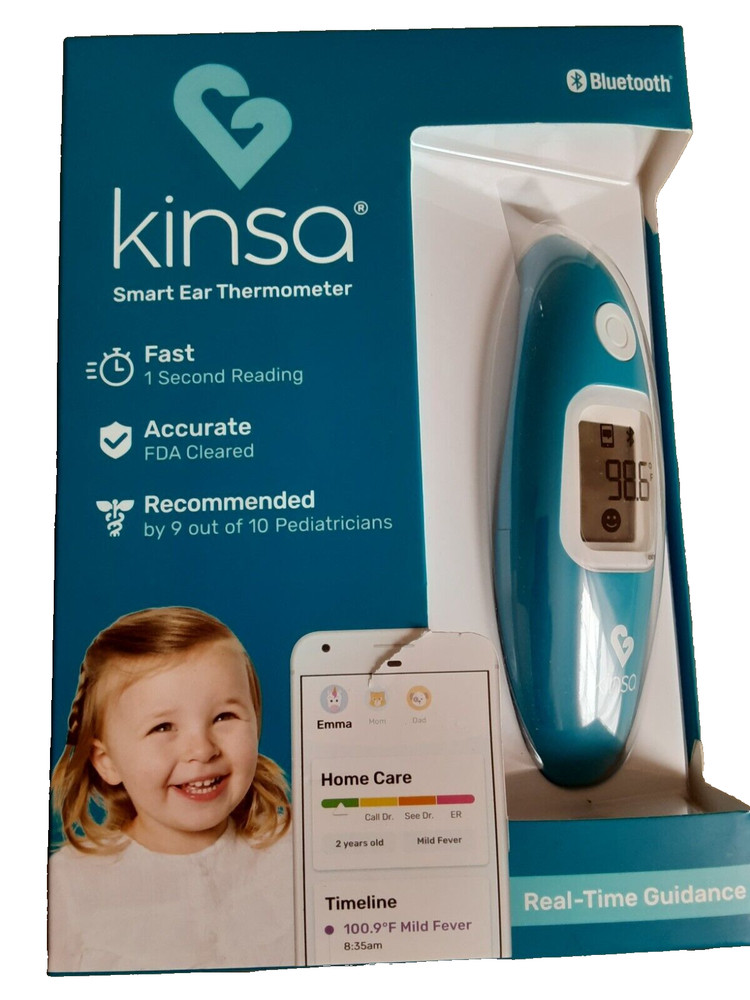 New (Other). Kinsa Bluetooth Smart Ear Thermometer!