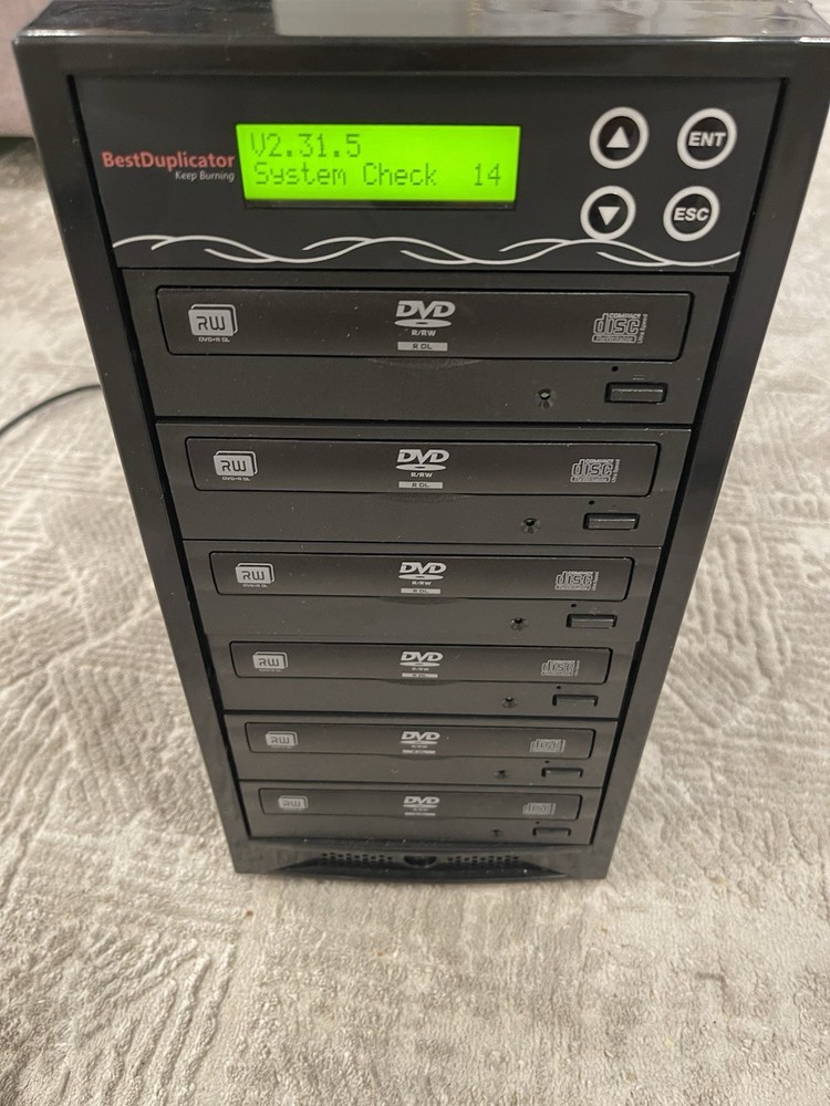 BestDuplicator Super Writemaster 1 to 5 Target 24x SATA DVD CD Duplicator/Burner