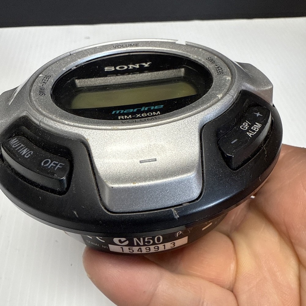 Sony RM-X60M Marine Remote Commander UNTESTED
