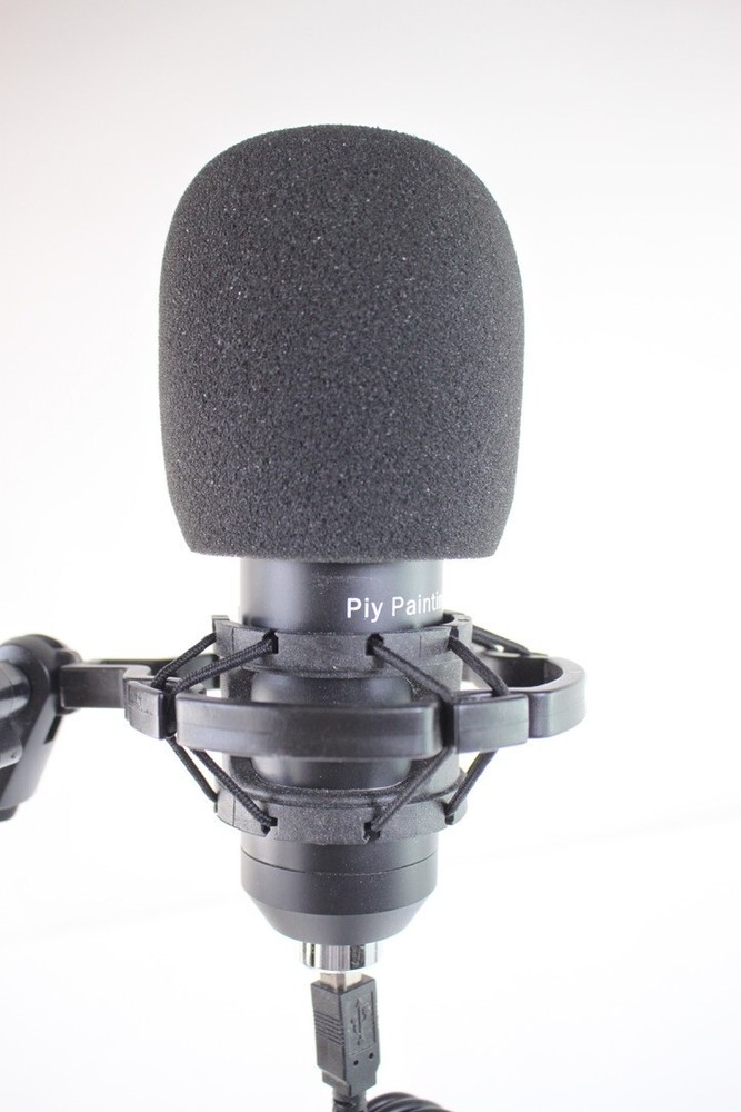 PIY PAINTING USB Microphone Kit, Condenser Mic Kit (missing Base) #R9822