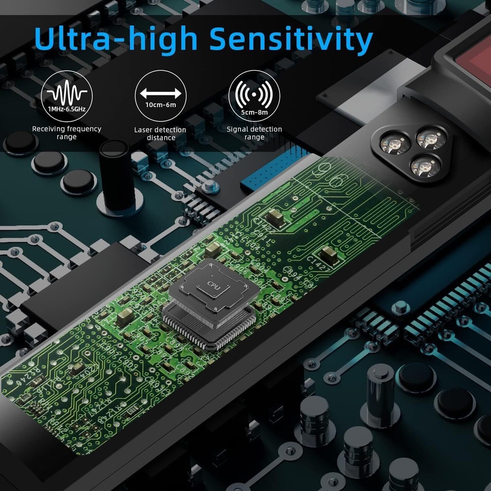 Hidden Camera Detector - Anti Spy GPS Tracker / Detectors - Bug Sweeper