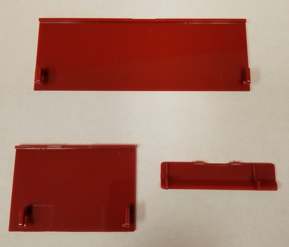 Red Wii Console Replacement Doors Mario Edition