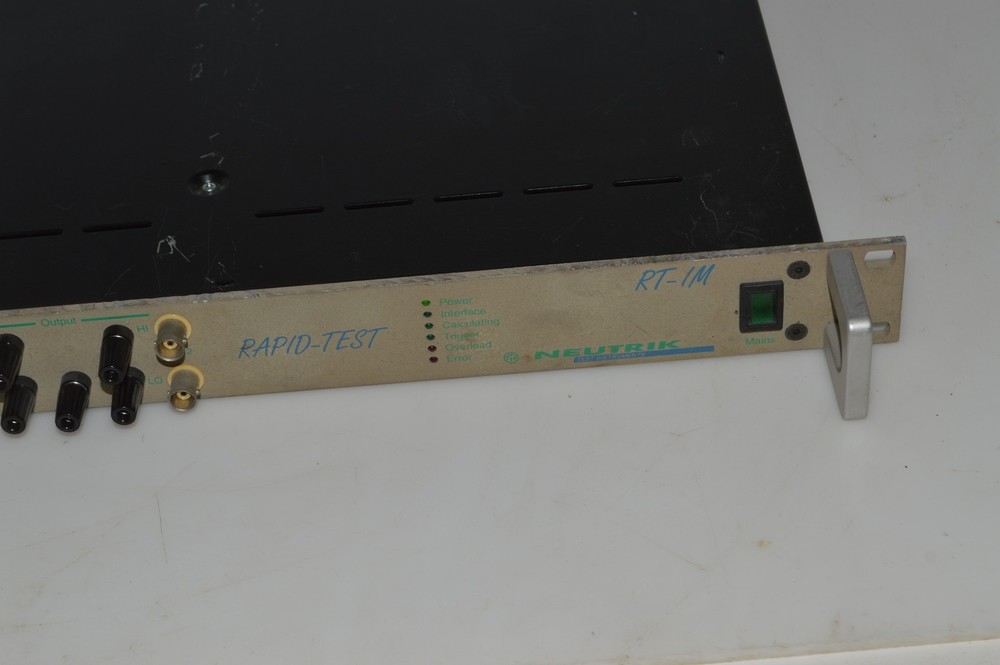 *TC* NEUTRIK RAPID-TEST RT-1M 335 MULTITONE AUDIO ANALYZER (GRM55)