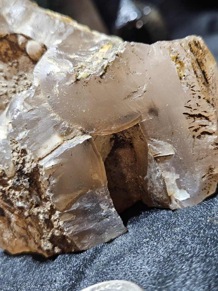 Pink Limb Cast w/ Opal & Dendric Specimen (15oz)