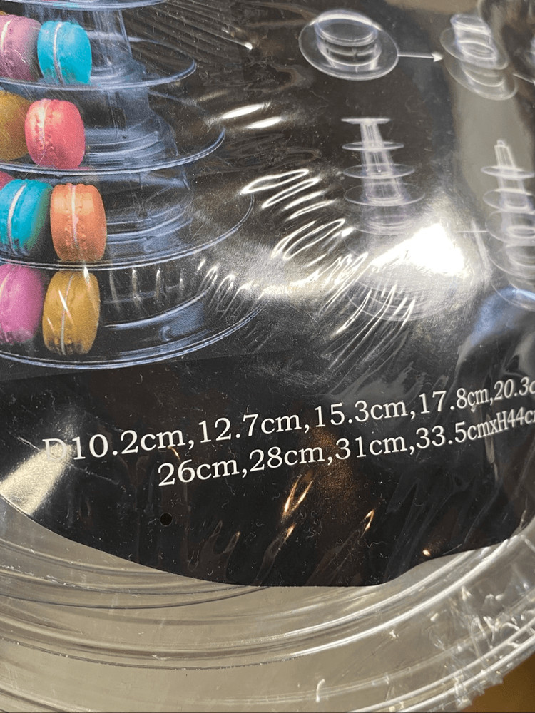 NEW Macaron Tower Display 90 Pieces 6-10 Tiers Macaroon
