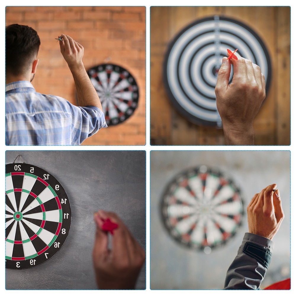 35mm Dart Shafts, Medium 2BA Thread Plastic Dart Stems - 9 Pack (Orange)