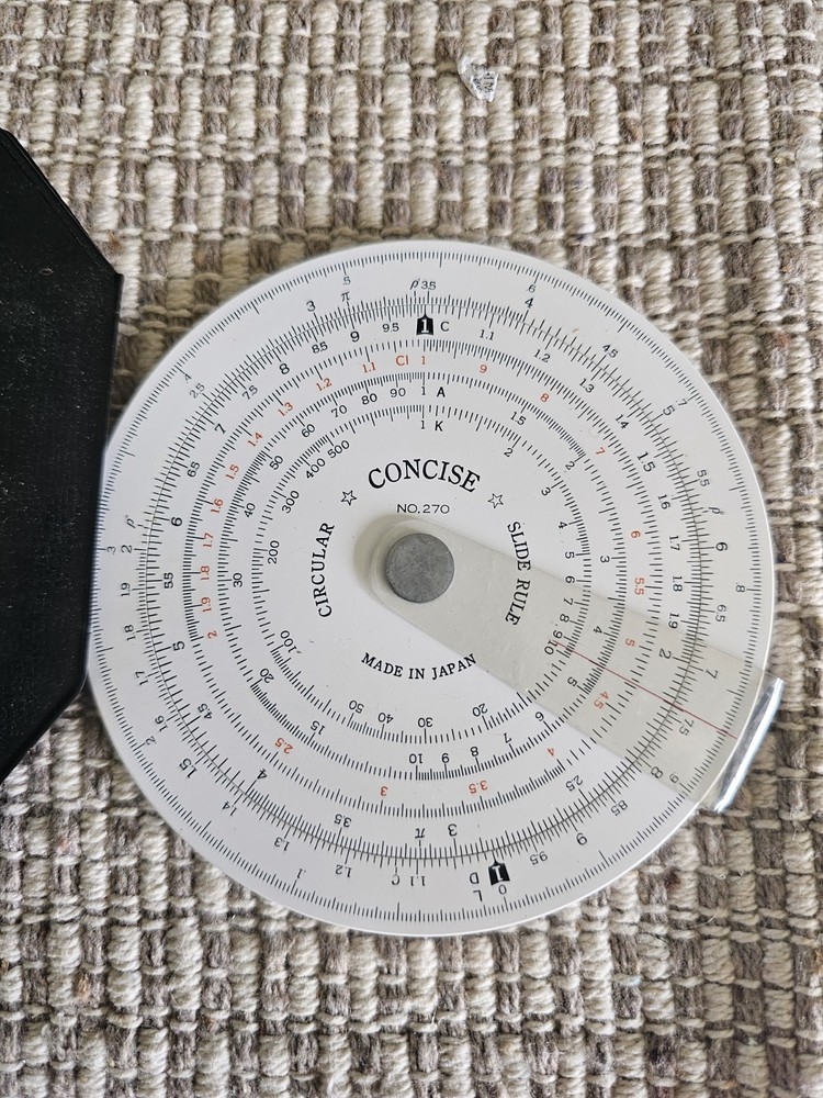 Concise Circular Slide Rule No.270