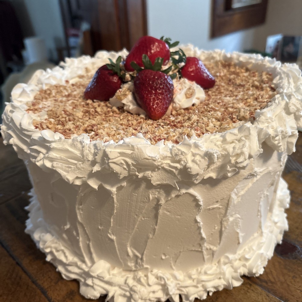 Fake Strawberry Cake