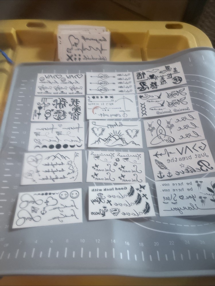 Temporary Tattoos Pack Of 60 Cards
