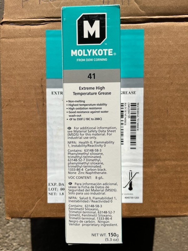 Molykote extreme high temperature grease