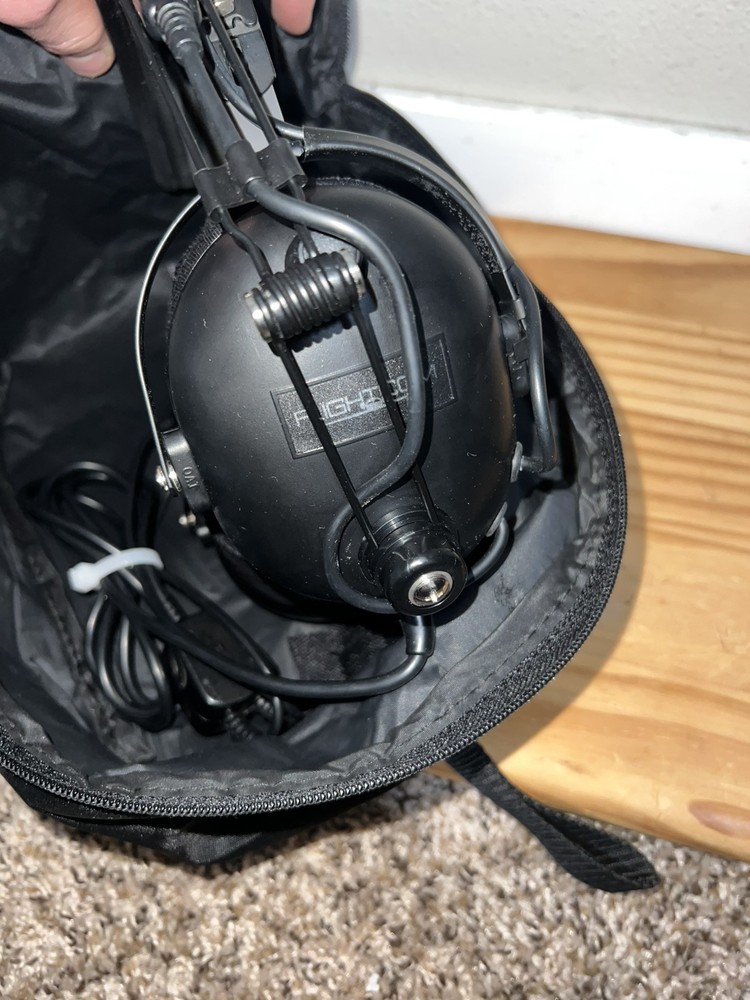 Flightcom Classic Noice Reducing Aviation Headset Untested