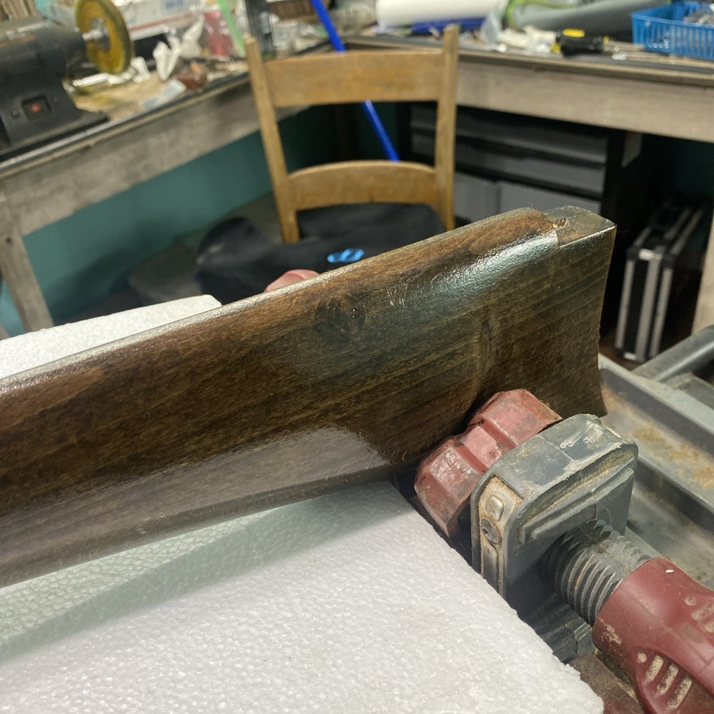 CVA Hawken Maple Muzzleloader Stock 1-0” Barrel Channel.