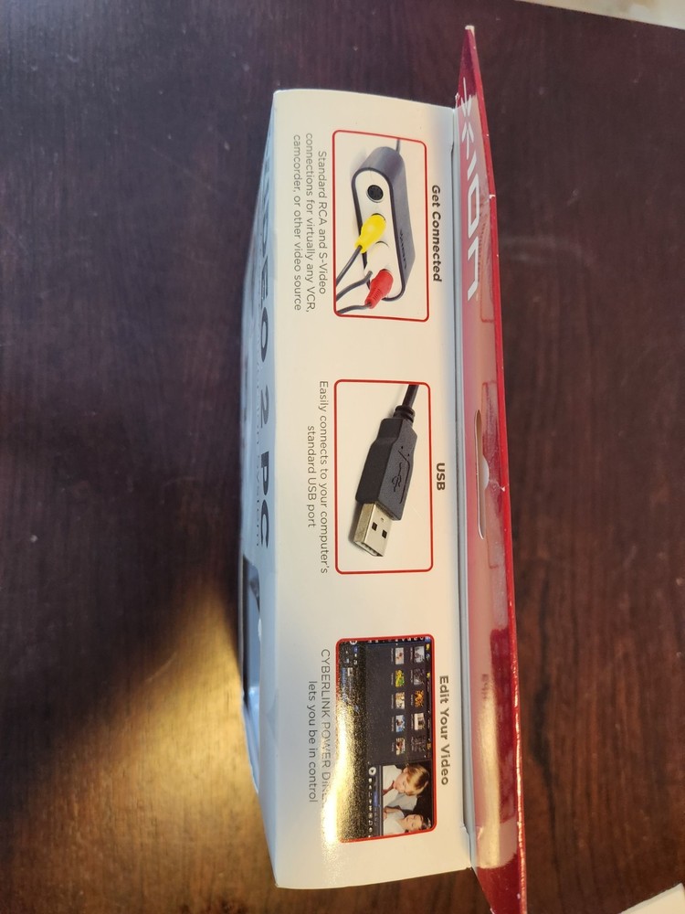 ION Video 2 PC VHS VCR to Comp USB Video Conversion System NIB