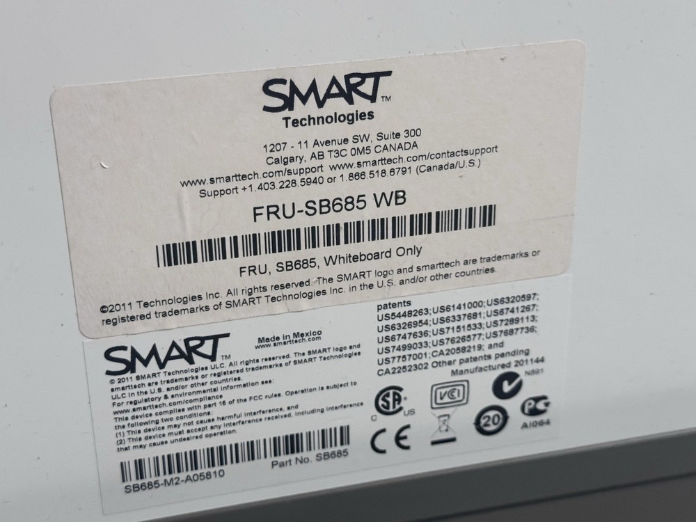 SMART Board SB685 Interactive whiteboard system
