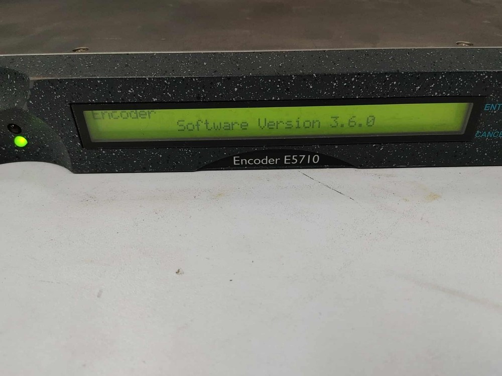 Tandberg Encoder E5710 Mpeg 2 SD Evolution 1RU Encoder