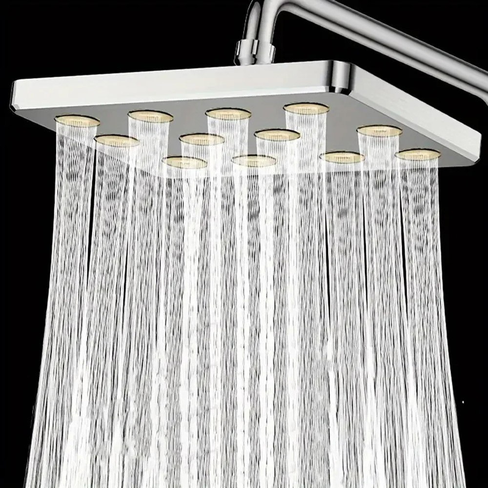 Pressurized 10 Inch Shower Head with Anti Blocking System for Easy Use