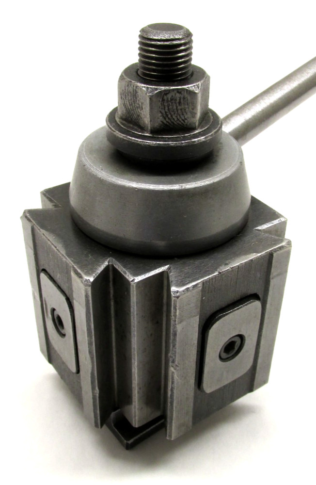 PISTON TYPE QUICK-CHANGE TOOL POST - 0 to 12" SWING - USES AXA HOLDERS