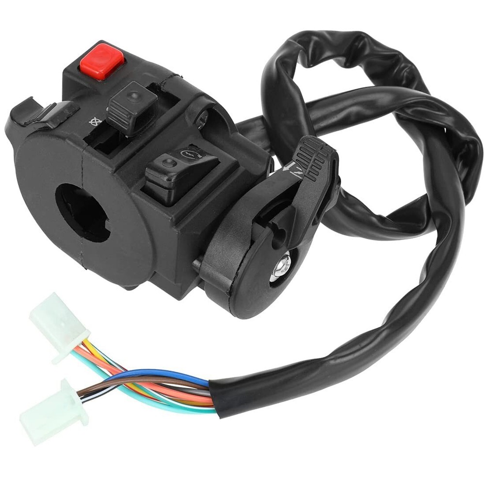 5 Function 9 Wire Left Starter Kill Light Choke Switch Assembly For 150cc 200c