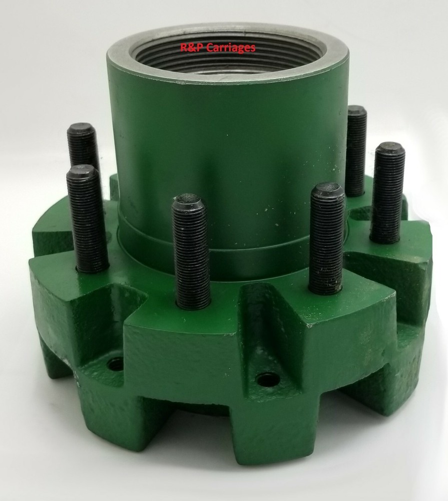 12,000# Hub Only 12k 4.88 Pilot 8x6.5 Quality and Rockwell Trailer Axle Wheel