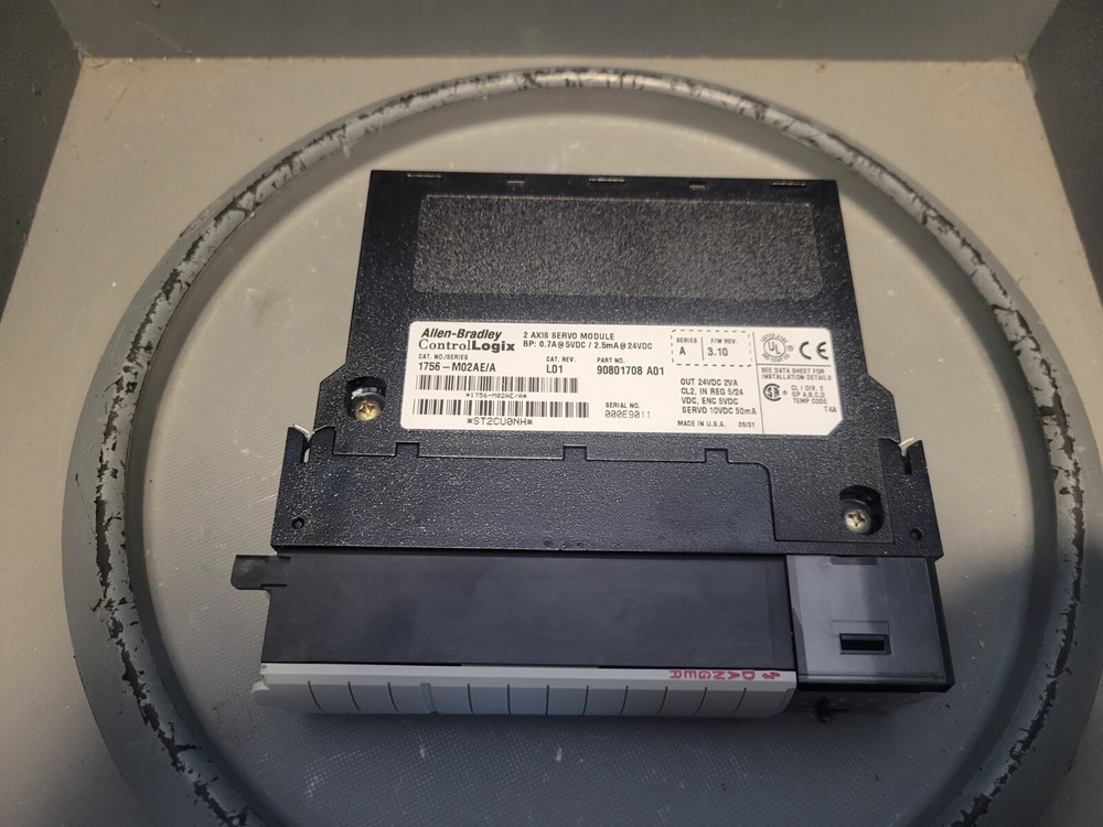 Allen Bradley ControlLogix 2 Axis Servo Module, Series A, 1756-M02AE