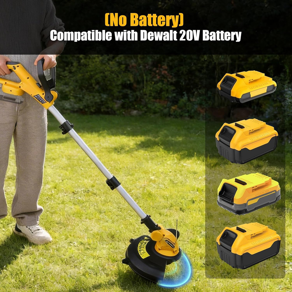 Weed Wacker Weed Eater, 3 in 1 Cordless String Trimmer Compatible with Dewalt 20