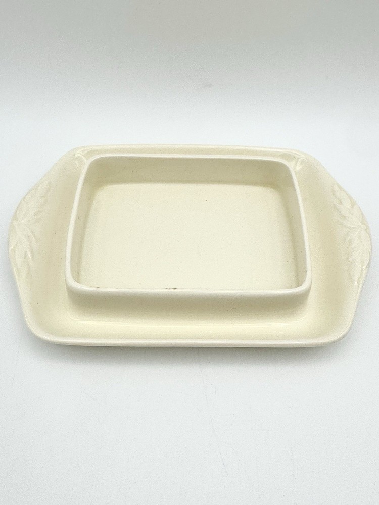 Wedgwood Edme - Rectangular Covered Butter, 7 3/8"