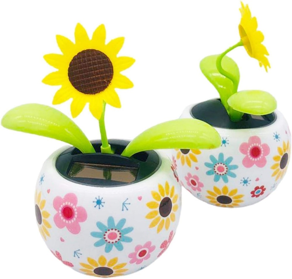 Solar Dancing Flowers Powered Sunflower, Cute Powered...