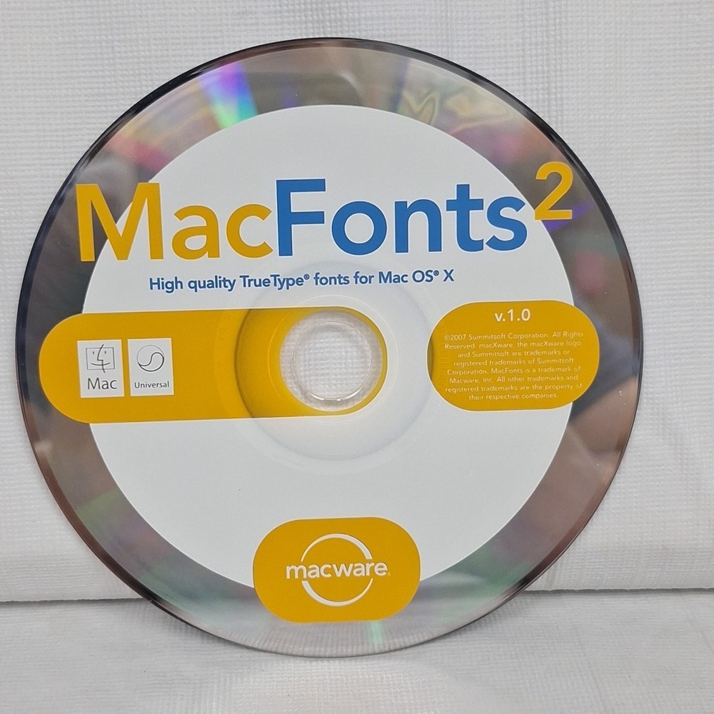 MacFonts by macware for Mac OS X