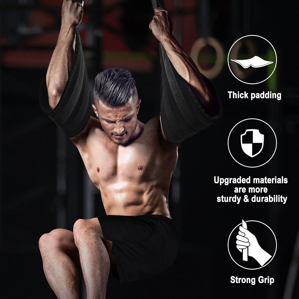 Ab Straps for Pull Up Bar: Hanging Abdominal Ab Sling Straps for Arm Pull up ...