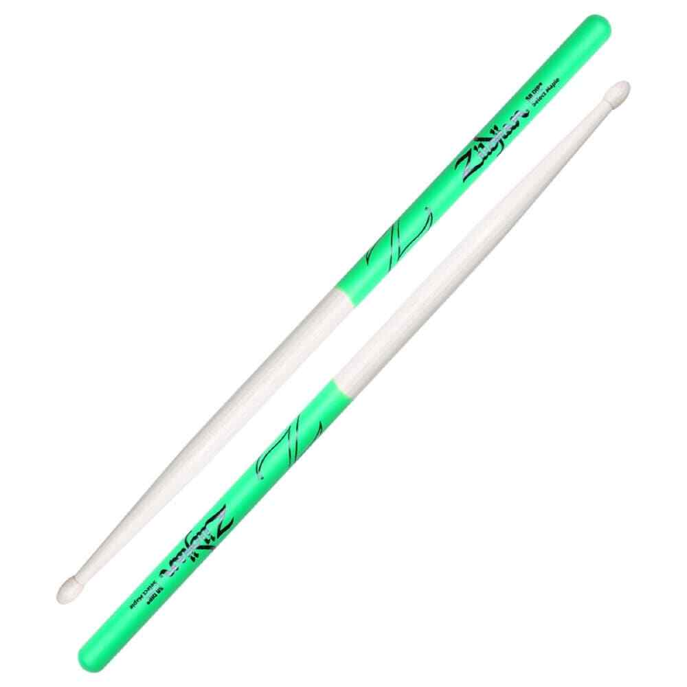 Zildjian 5B Maple Green Dip Drum Sticks