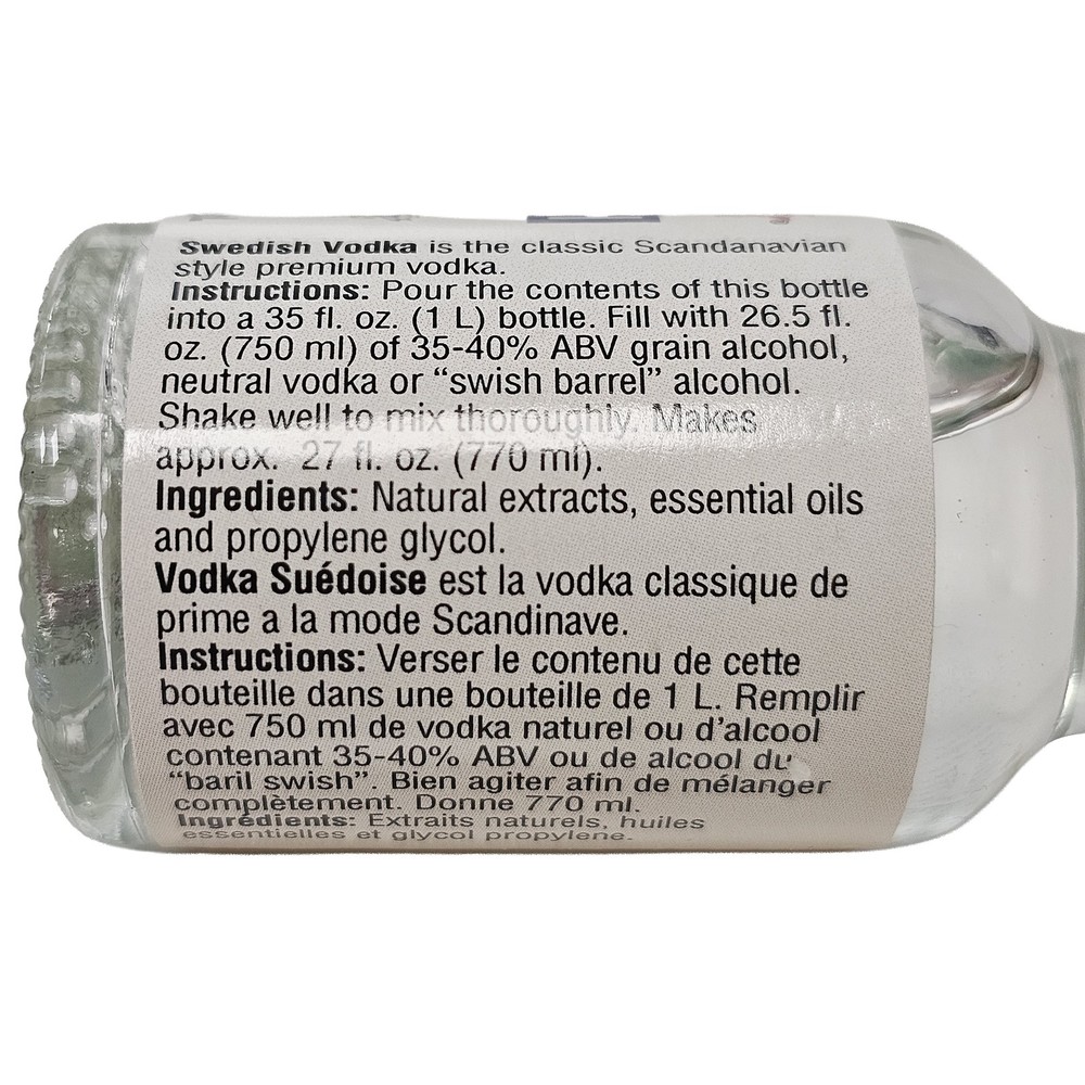 Liquor Quik Natural Vodka Essence 20 mL (Swedish Vodka)