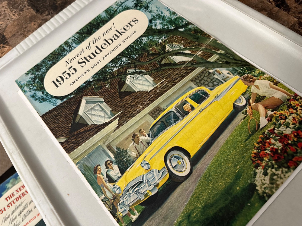 1955 STUDEBAKERS Official Sales Brochure - 1955!