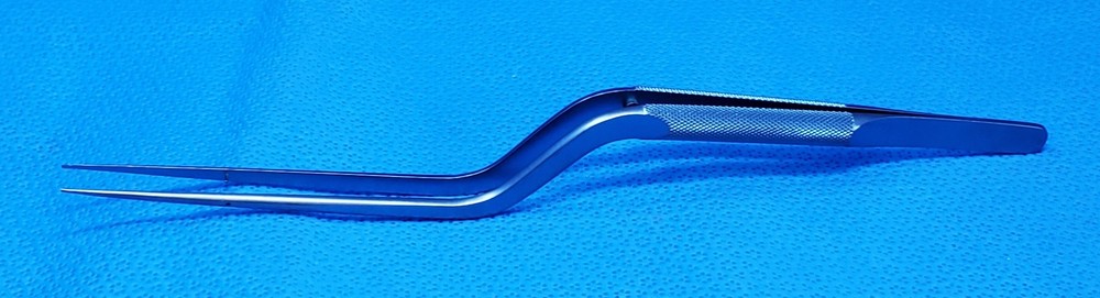 Codman 80-1905 Spetzler Platform Forceps, Bayonet, Straight, Titanium