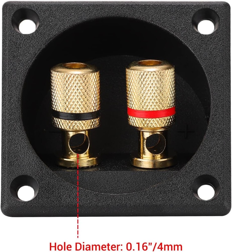 2-Way Speaker Terminal Facmogu 2.2in Binding Post Cup 2pcs