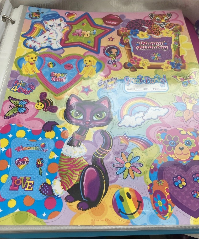 Lisa Frank Stationery Cutouts