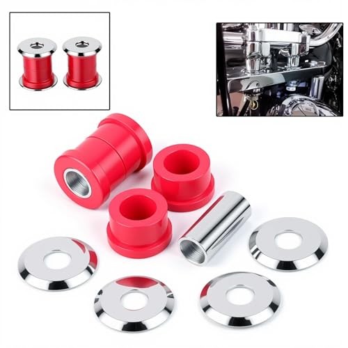 Polyurethane Handlebar Riser Bushings Kit Compatible with Harley Handlebar#R