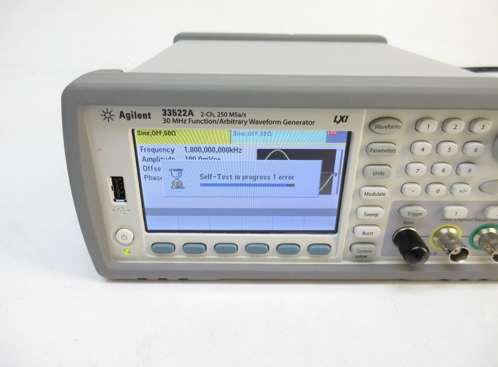Agilent 33522A Function Generator /Arbitrary Waveform Generator, 30MHz, 2 CH
